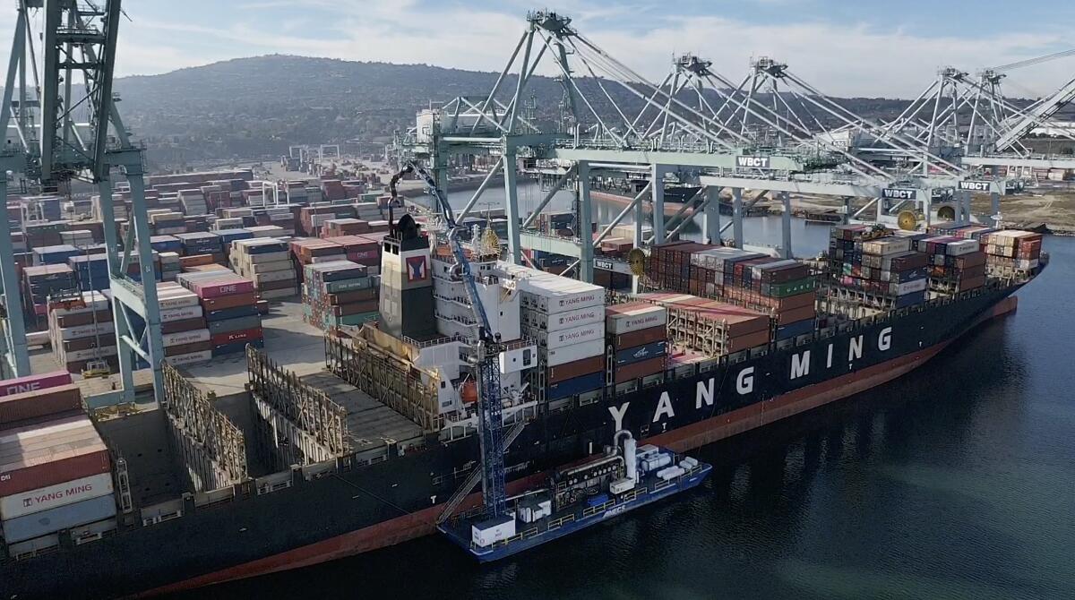 Port ships are massive L.A. polluters. Will California force